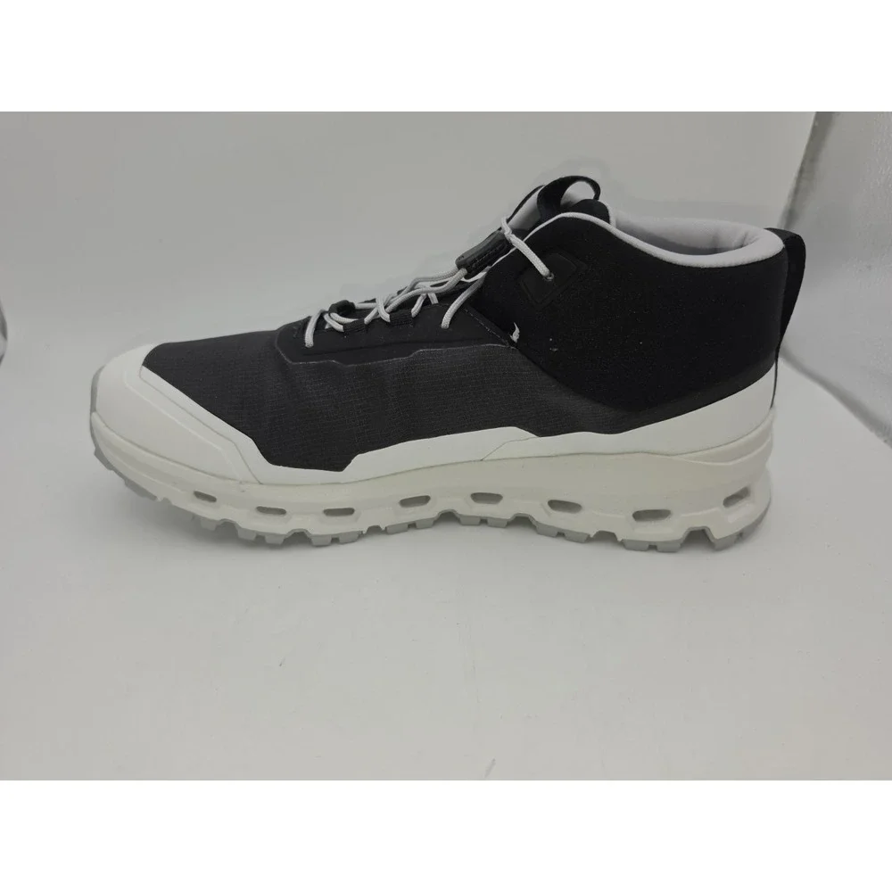 On Youth  Cloudhero Mid Waterproof Hiking Boots  Black & White Size 6.5